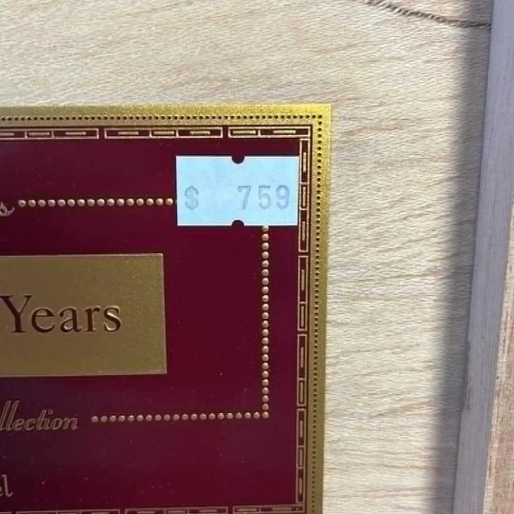 Empty Rocky Patel  Series 1990 Aged 12 Years Maroon Label Empty‎ Cigar Box